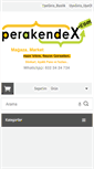 Mobile Screenshot of perakendex.com