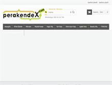 Tablet Screenshot of perakendex.com